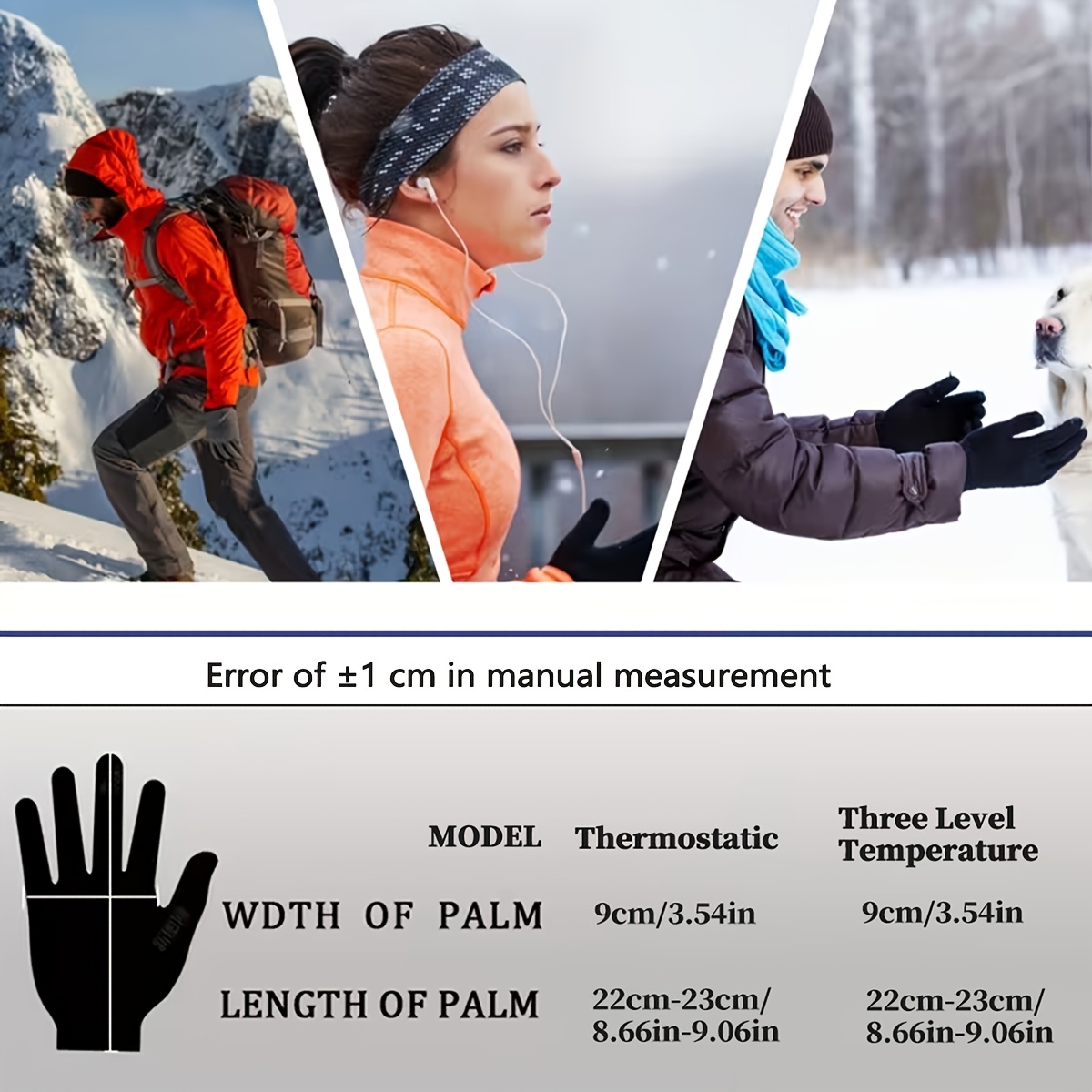 USB Electric Heating Gloves for Winter Warm-Up