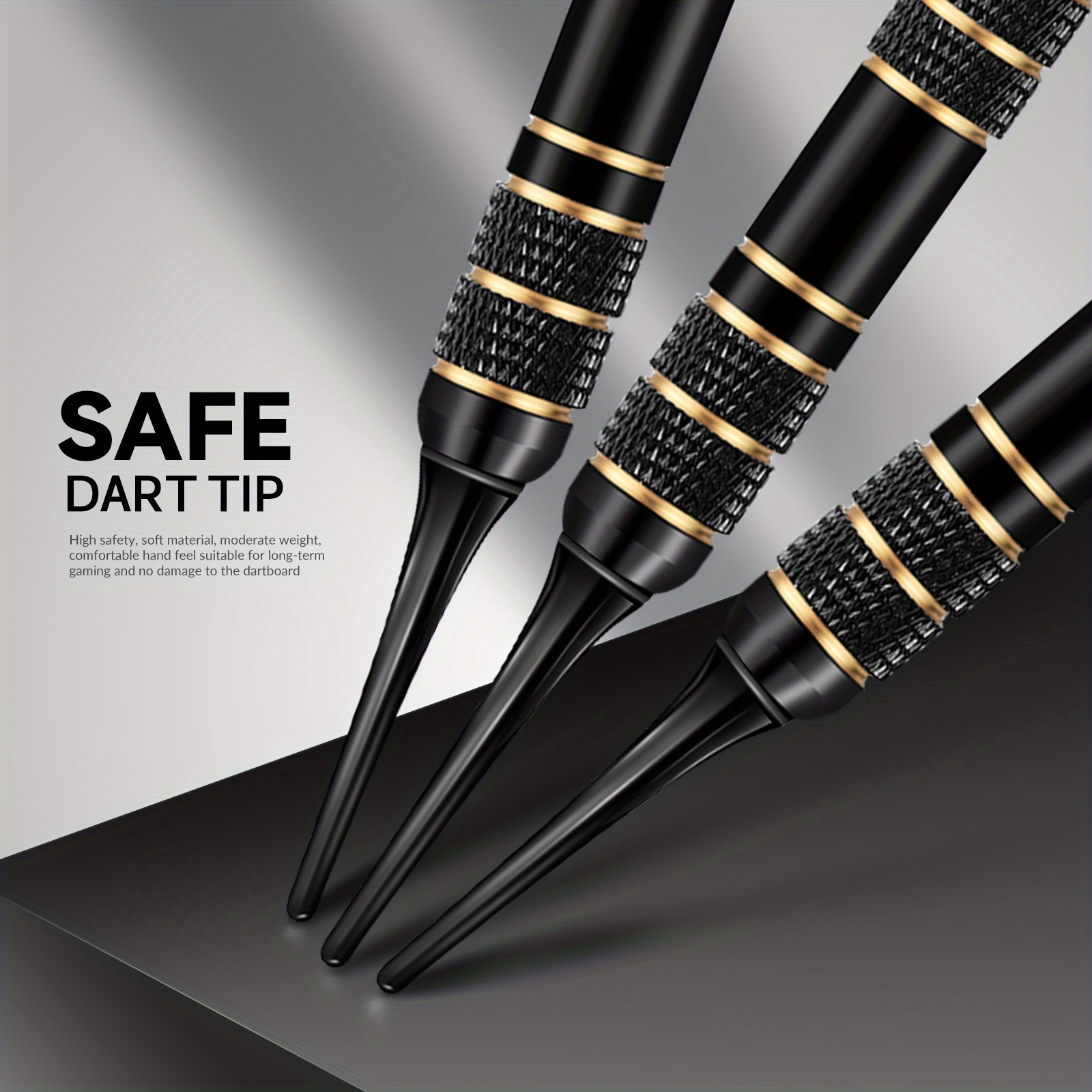 Replacement 2BA Dart Tips Secure Fit 100pcs for Soft Tip Darts Game Accessories