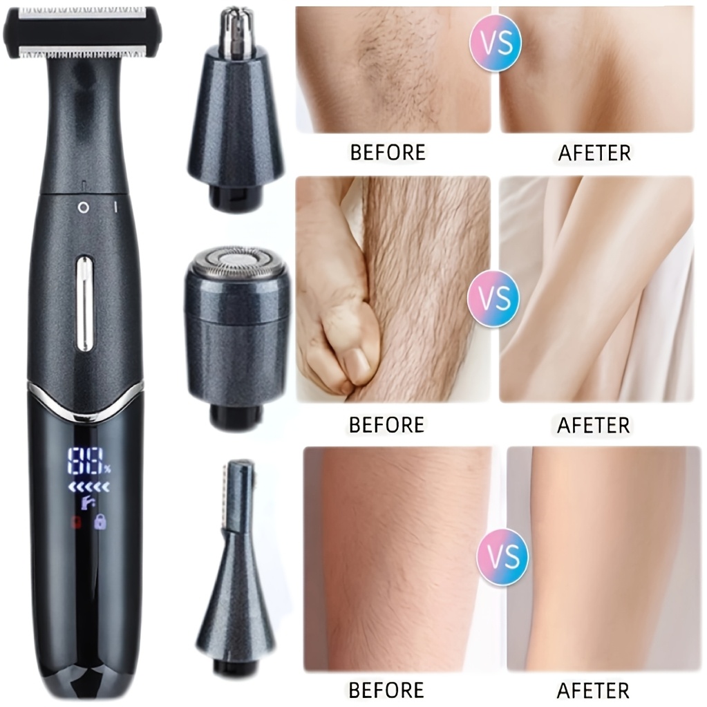 usb charging nose and ear hair trimmer portable electric nose hair trimmer   with 150mah lithium battery mini   fast charging through computer and car usb interface made of plastic material Product details 4