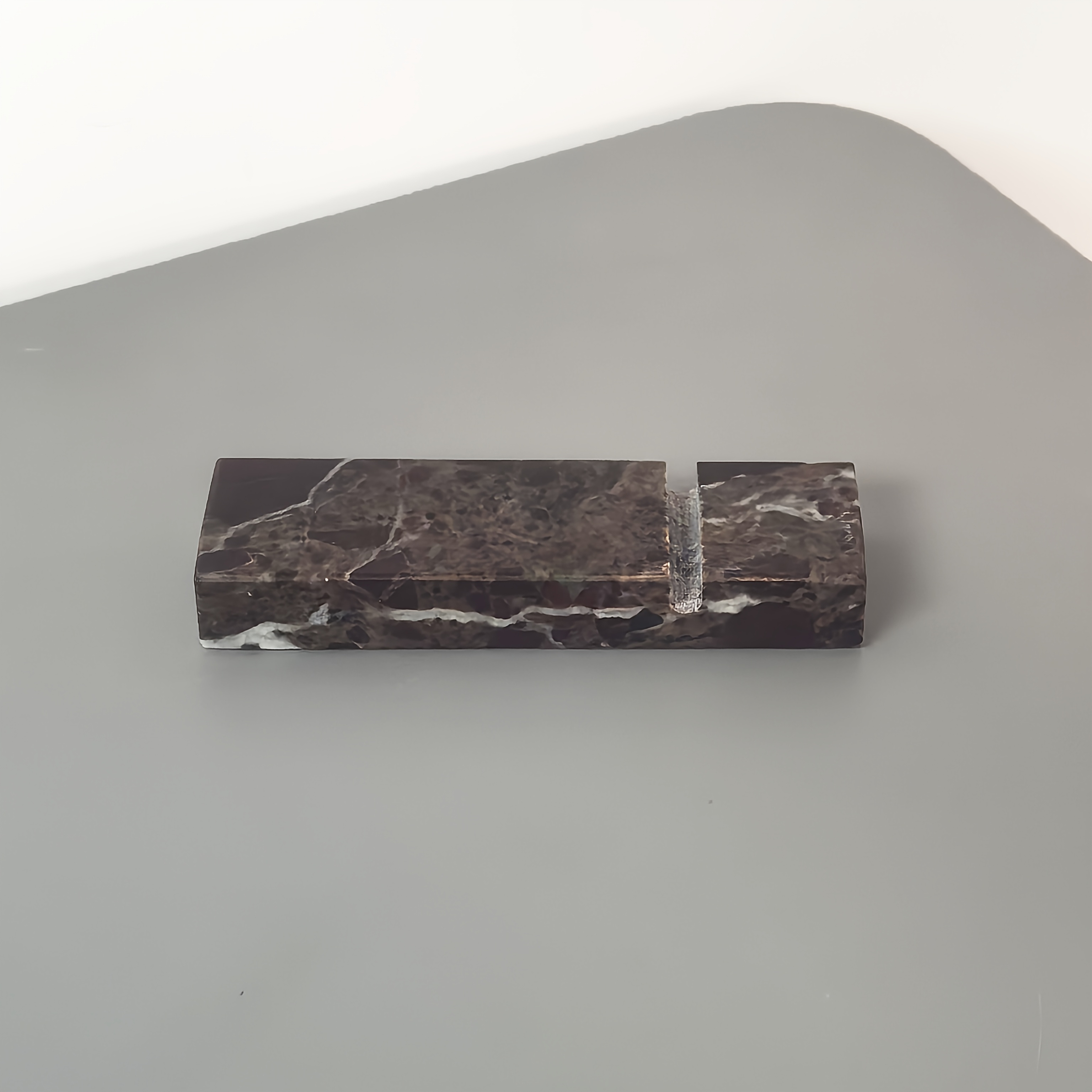 TEMU 1 pz Porta Utensili in Naturale, //Verde/Viola/Grigio, Porta Forchetta e Cucchiaio, Porta Bacchette in Pietra, Decorazione Tavolo , Portaoggetti