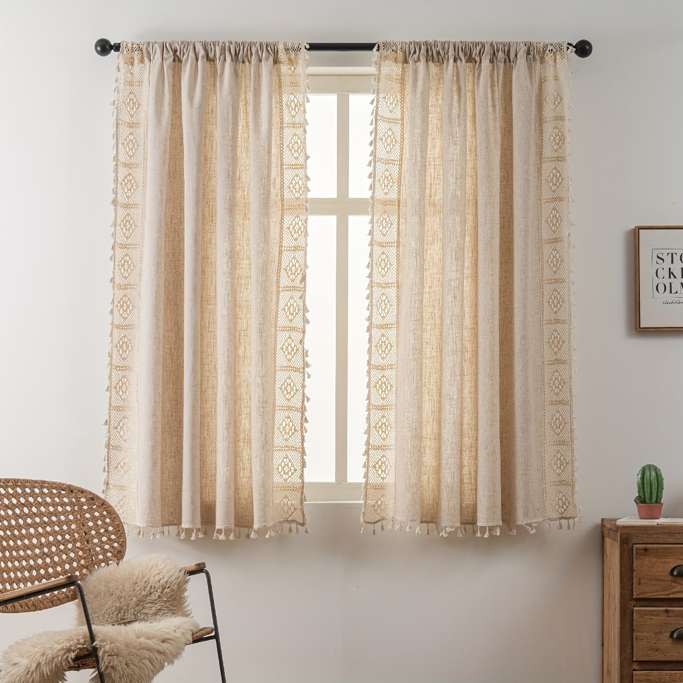 

Curtain - , Uv , Rod For , , & Dining Decor