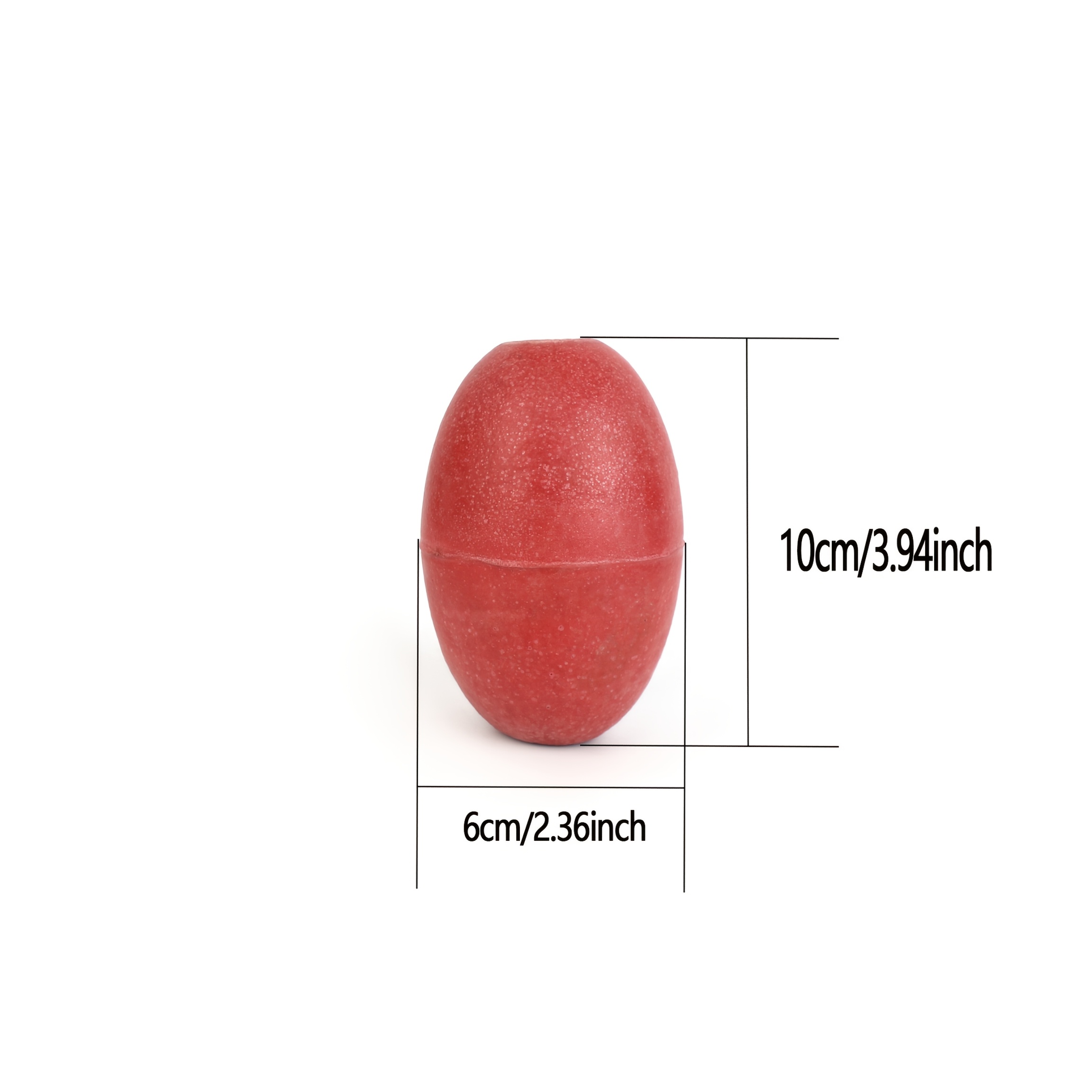 TEMU 1pc Oval Large Foam Float Ball Buoy Pvc Float Fishing Float