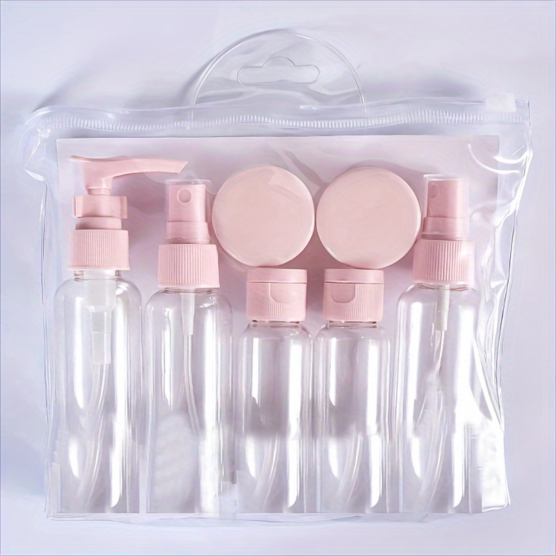 

Travel Bottle Set For Toiletries Travel Size Container Kit Portable Leakproof Refillable Cosmetic Sample Container Empty Shampoo Conditioner Bottle Travel Essentials