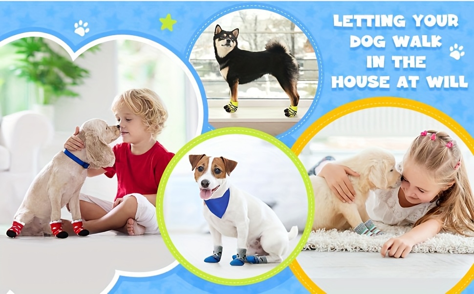 Calzini Antiscivolo Per Cani Taglia S - Caldi E Divertenti Con Stampa Anatra - Foto 3