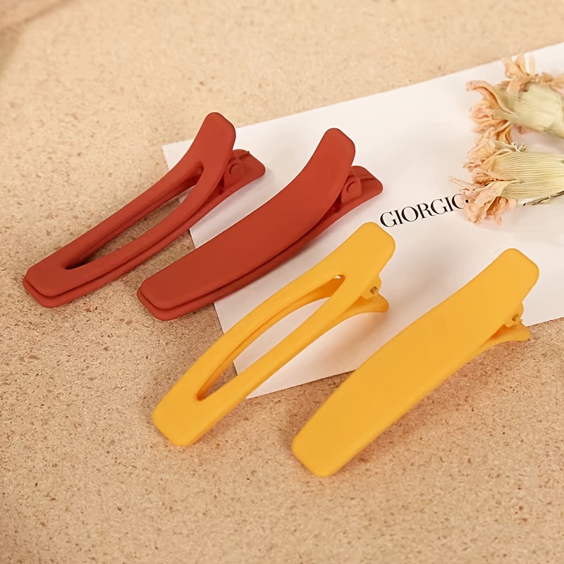 20pcs morandi matte duckbill hair clips elegant minimalist plastic hairdressing tools with multi color options for women   grip for braiding ponytails buns everyday special occasions ponytail holder     salon professionals Product details 6