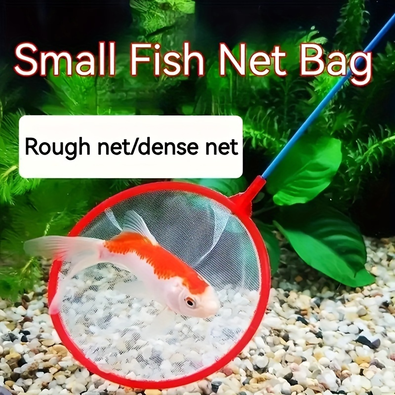 Fish Net Shrimp Aquarium Fish Tank Accessories High Fish Small Density Net  T7K9