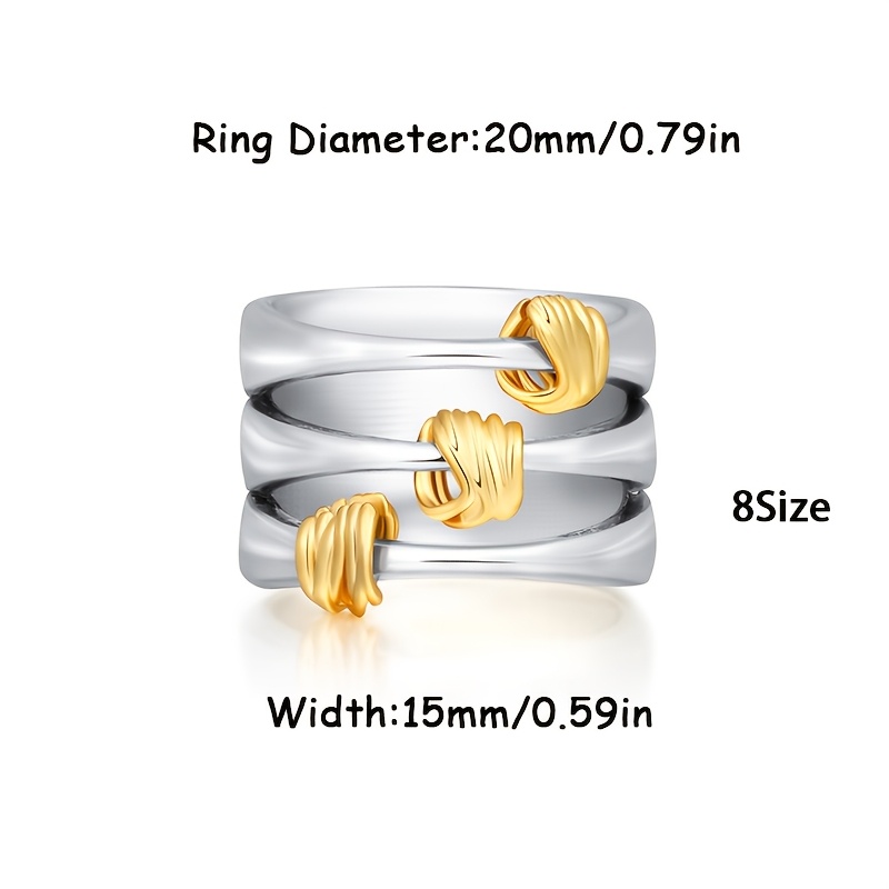 A 925 Knot Ring, In Multiple Sizes, Suitable For Men And Women, , Fashionable And , Luxurious And Elegant, Suitable For Valentine's Day And Christmas Gifts, Exquisite Gift Box Packaging