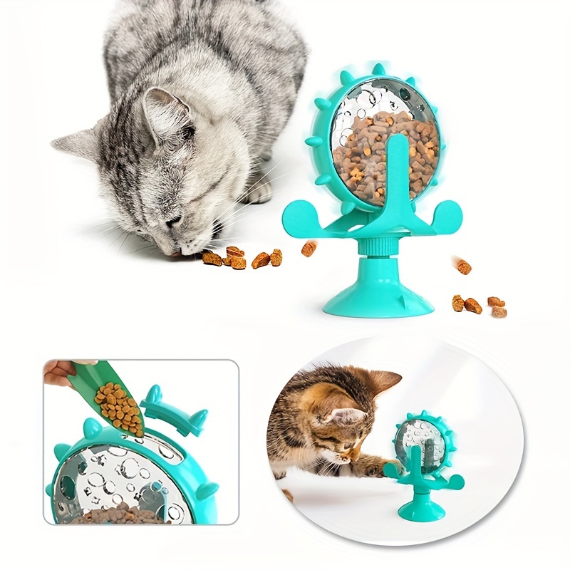 Interactive Cat Food Treats Dispenser Toy Indoor Cats Temu