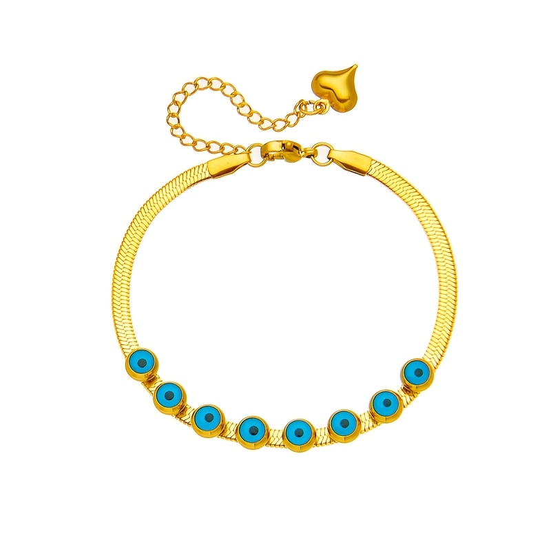 Women's Retro Bohemian Golden Tone Bracelet with Beads