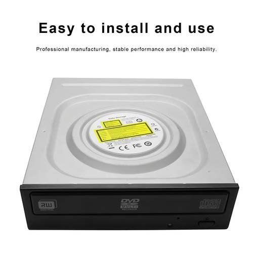 desktop computer internal optical drive dvd rw sata interface 24x dvd drive device tray loading reader writer burner support 7 8 10