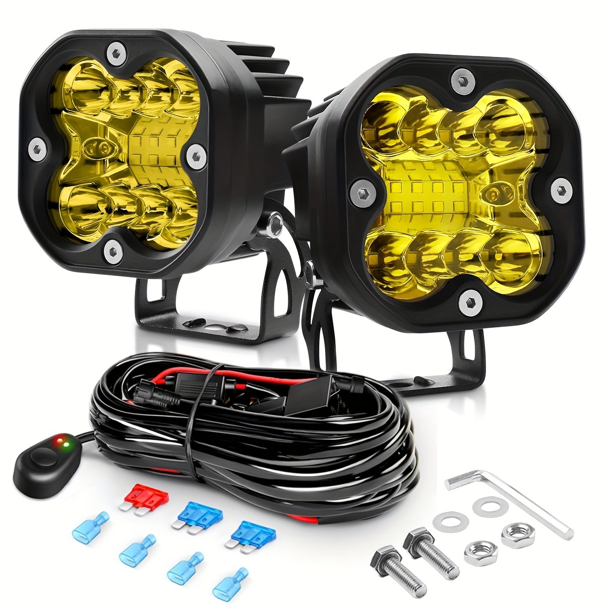 Luce Fuoristrada A Barra Led Da 7 Pollici Super Sottile Da 60 W Per Luci Da  Lavoro Per Auto Fuoristrada 12V 24V ATV 4x4 Off Road Lampade Di Guida -  Temu Italy