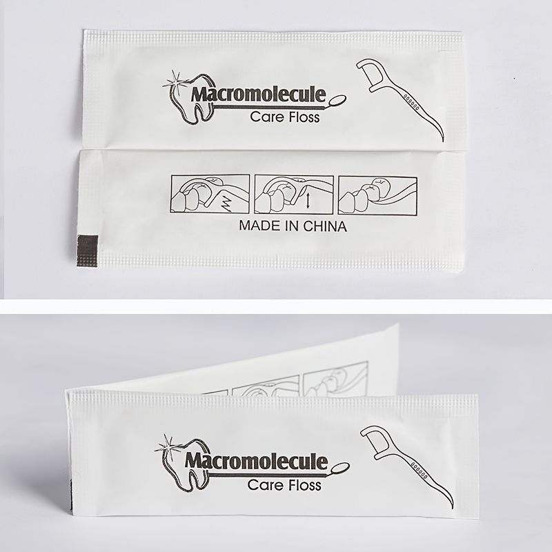 Disposable Individually Packaged Floss Sticks