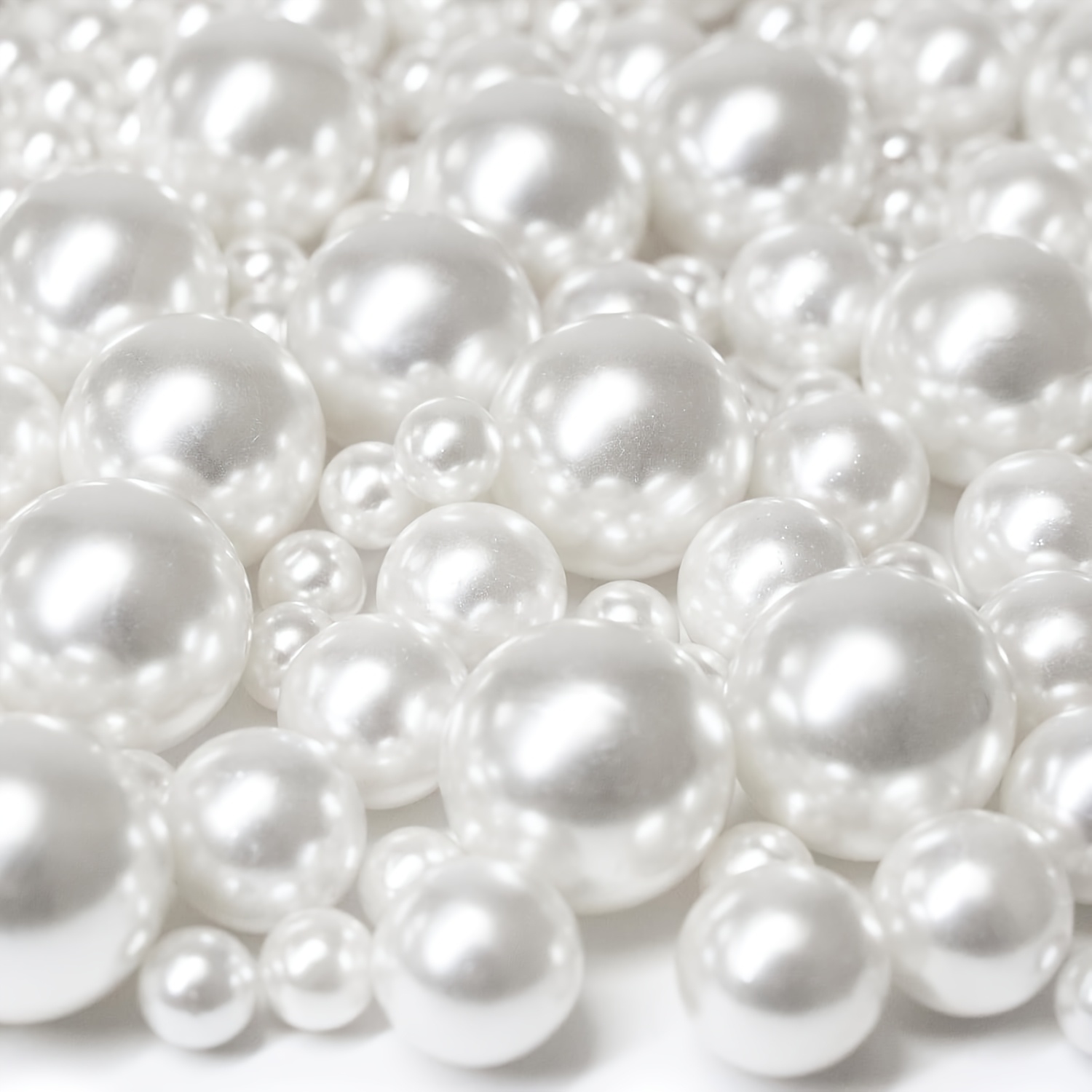 TEMU 170 pièces (8mm/10mm/12mm) Perles Élégantes pour Vases - Perles Simil-Perle Trou, Décorations de Mariage, Arrangements Floraux et Centres de