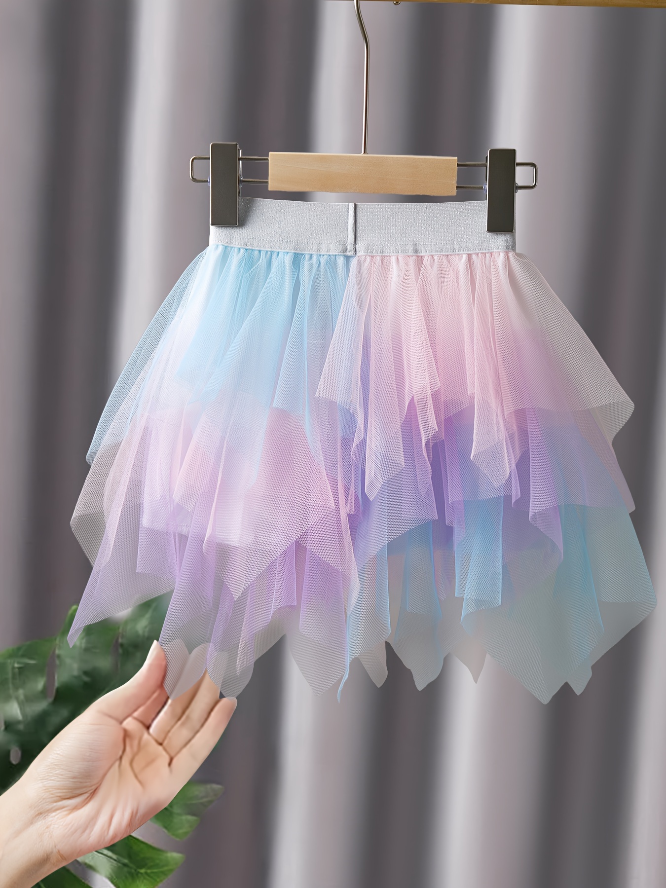 Pastel rainbow skirt womens best sale