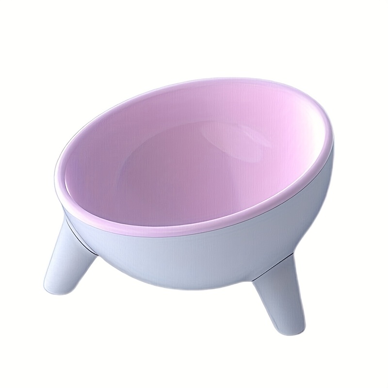 TEMU Raised Cat Bowl Pet Feeder Pet Bowl Elevated Dog Bowls 15° Tilted Pet Water Bowl