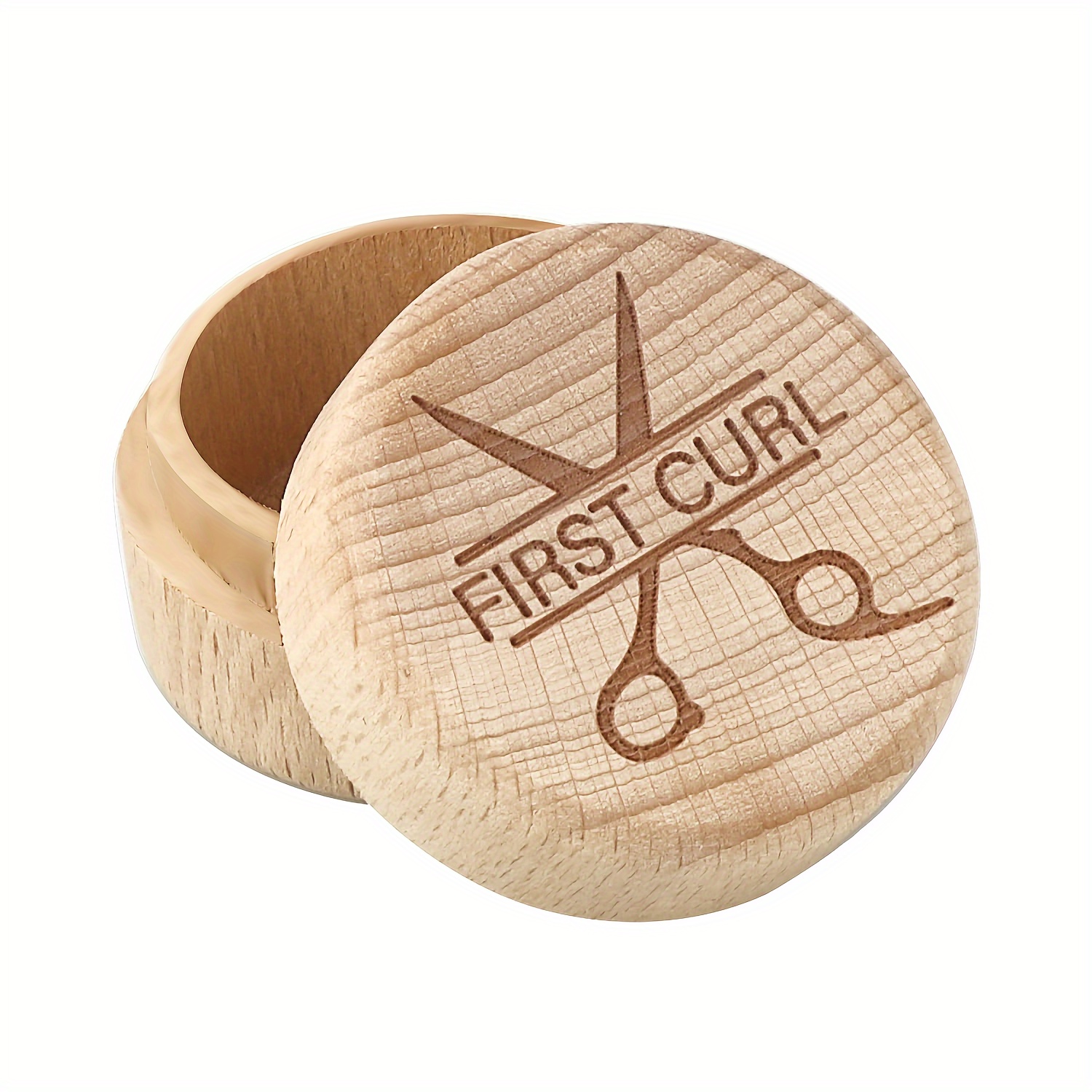 Wooden Keepsake Box, Creative Hair And Tooth Storage Box
