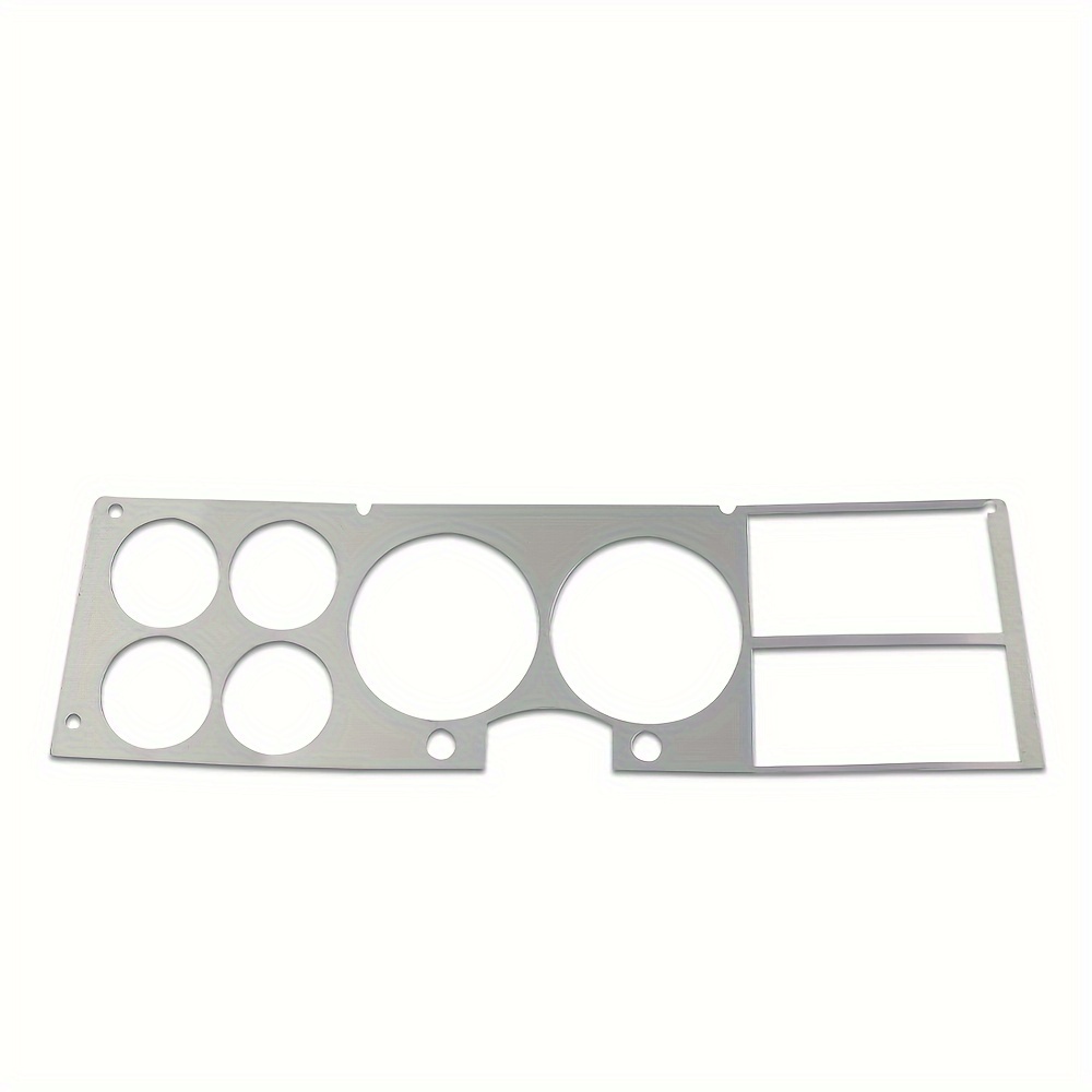 TEMU Brushed Aluminum Dash Bezel Insert For 1981-1987 Chevy/ Truck Blazer