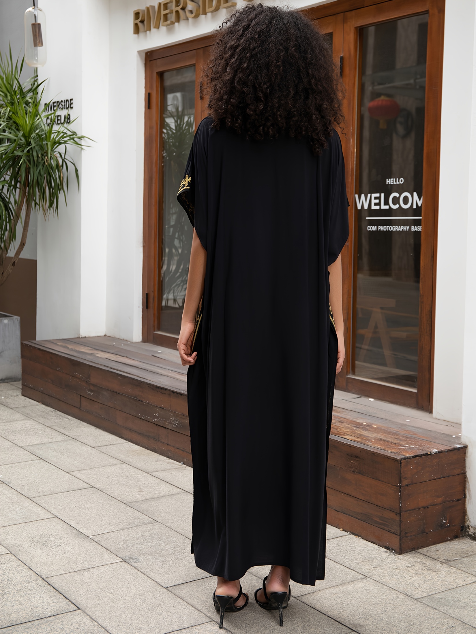 black moo moo dress Not Your Mama's Moo Moo  Noite Rose