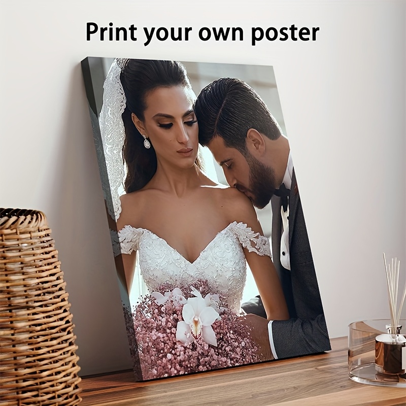 E-shop 2D Flach, 2D Flach, Individuelles personalisiertes Bild-Leinwandgemälde mit Rahmen, 1 Stück Multifunktionale Leinwandkunst, Geeignet für