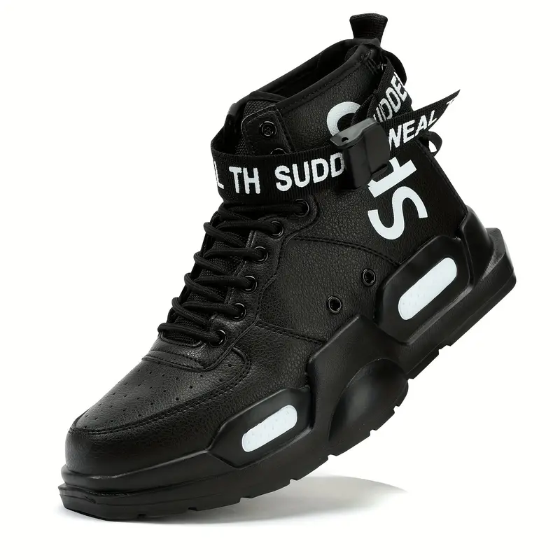 Mens High Top Trainers Fashion Sneakers For Men Walking Jogging ...