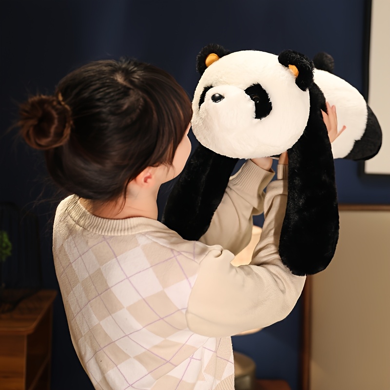 cute plush panda plush toy black and white panda stuffed animal doll   for boys and girls birthday easter valentines day gift   decoration goodies enhancing the atmosphere of home decoration Product details 6
