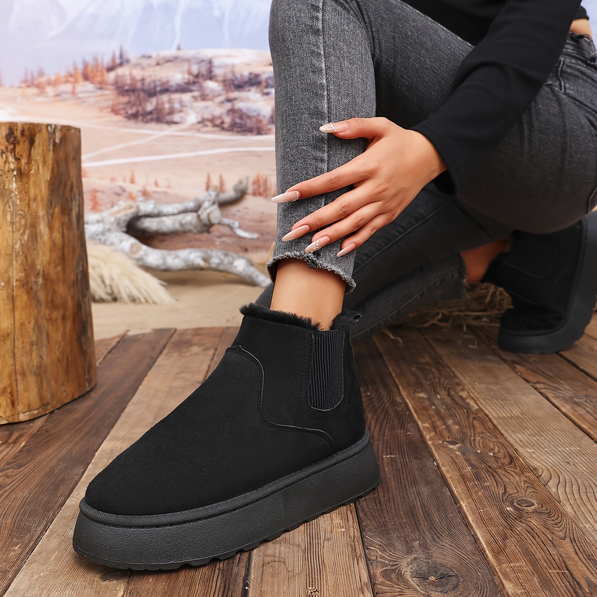 Botas Nieve Botines La Polar Mujer 2019 Botas De Invierno Mujer