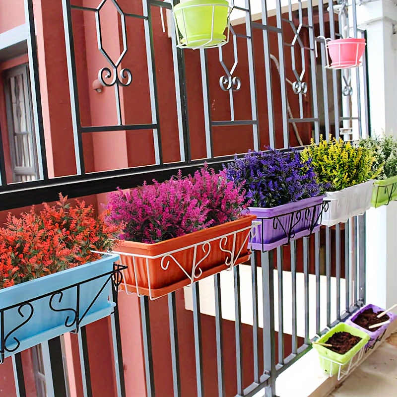 2er set rechteckiger blumenstnder balkon gelnder schutz - Temu Germany
