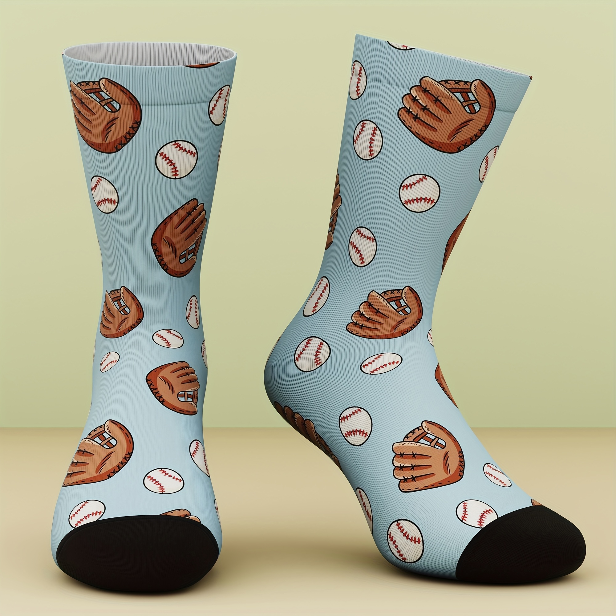 TEMU A Pair Of Unisex Socks, A Unique Gift, Made From Bamboo Fiber, Breathable And Comfortable, Stylish And Fun, Suitable For Outdoor Activities, For