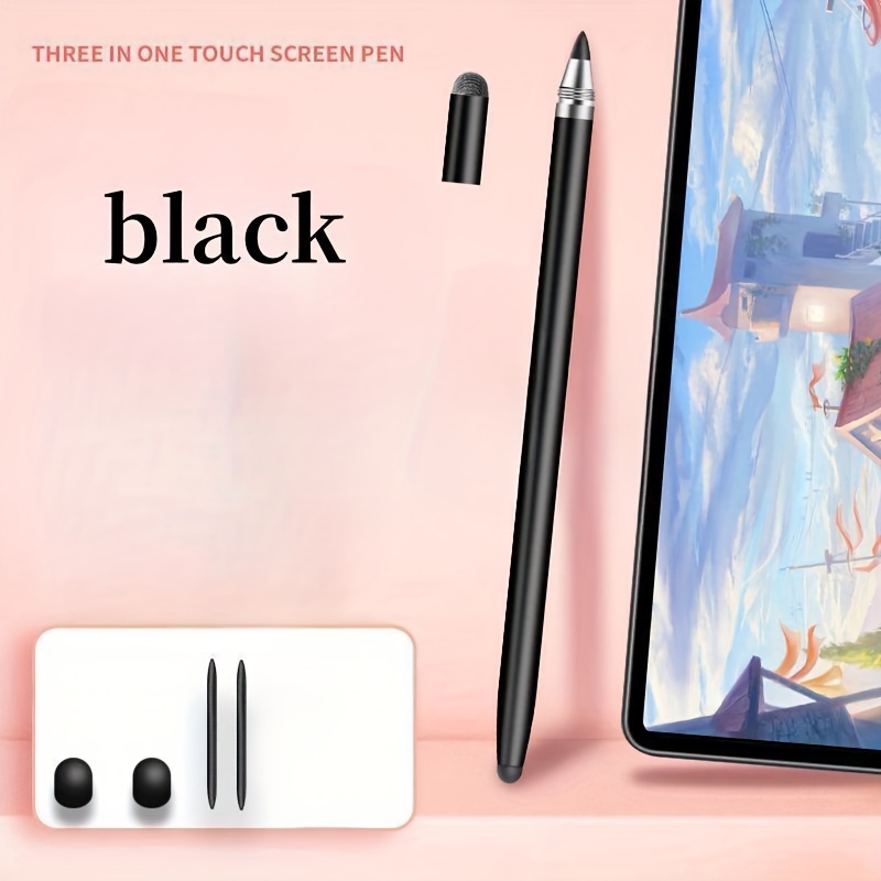 3 in 1 touchscreen pen with thin head for drawing and writing suitable for android samsung mobile phones and tablets and all touchscreen devices
