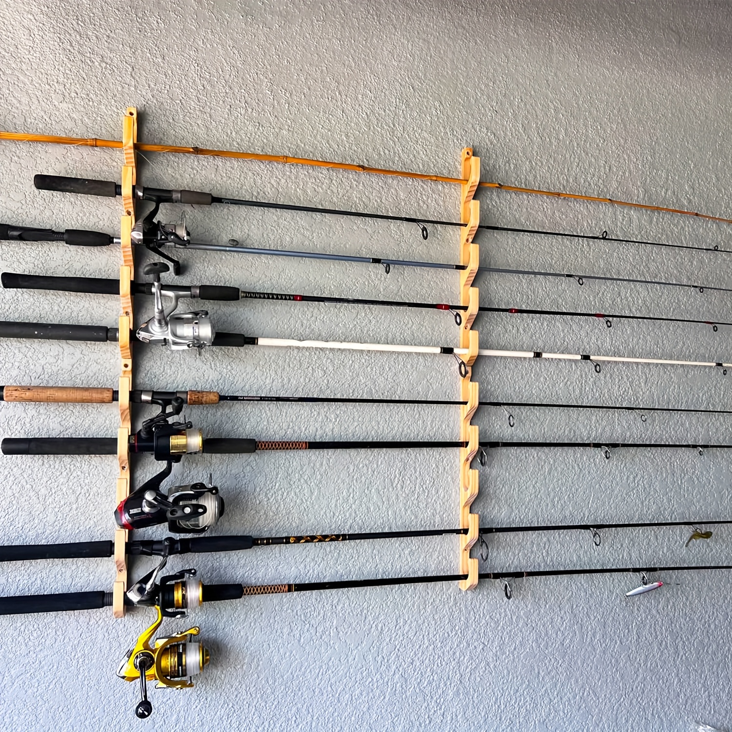 Arlmont & Co. Porte-cannes à pêche pour le garage - Porte-canne à pêche