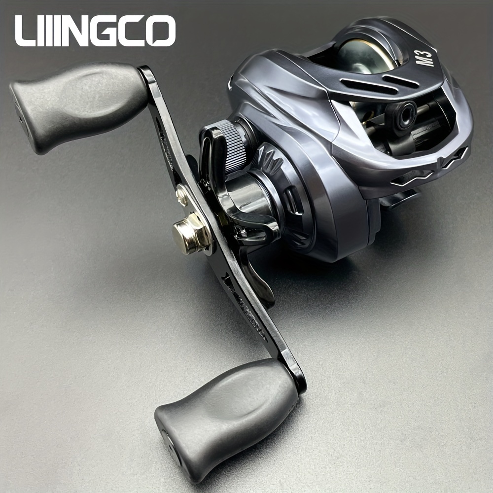 

Baitcasting Reel, 7.2:1 High Speed Gear Ratio, 8kg Max Drag, Left/right Handle Option, Magnetic Brake, Ideal For Trout, Pike, Bass - Durable Casting Fishing Gear