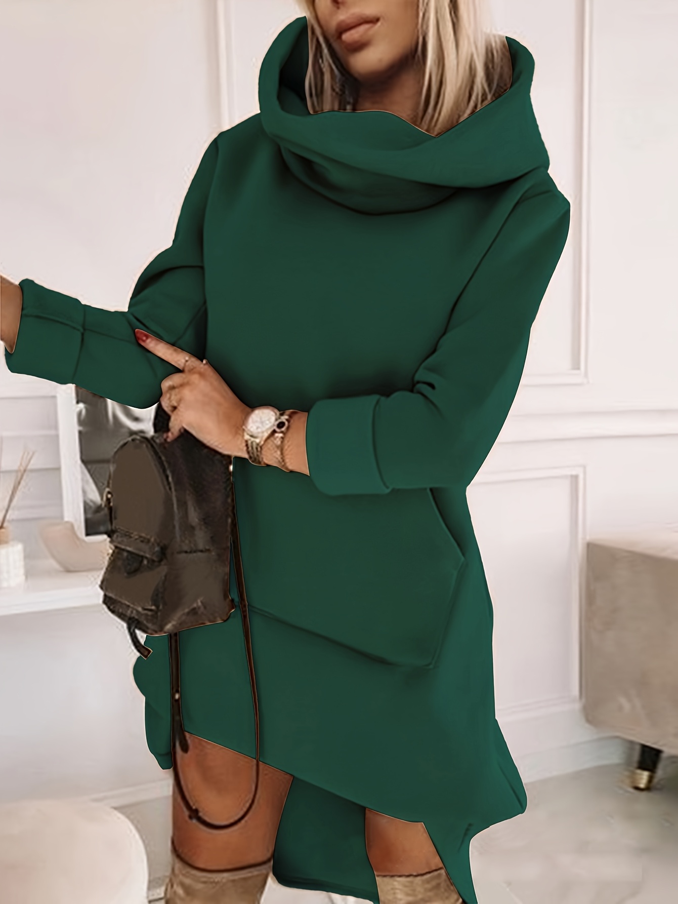 hoodie dress sold on Temu United States