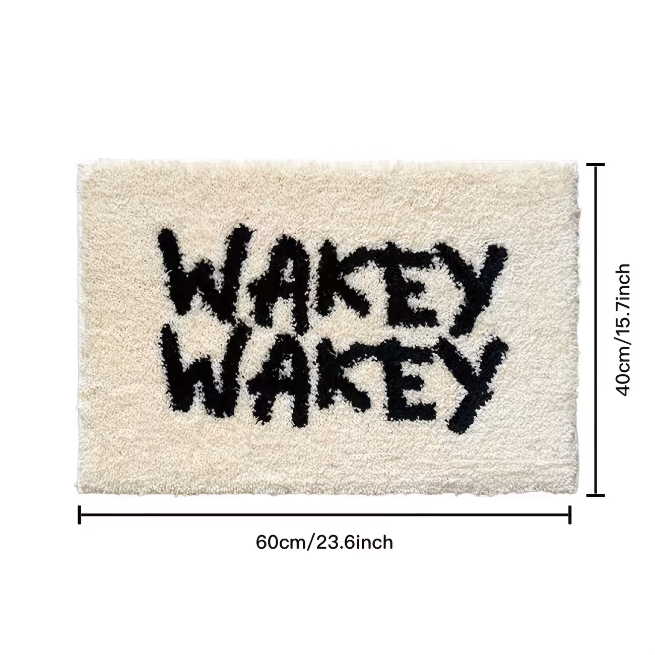 flocked carpet 1800g minimalist letter flocked carpet bedside rug for bedroom autumn winter plush small rug absorbent non slip bathroom door mat Product details 2