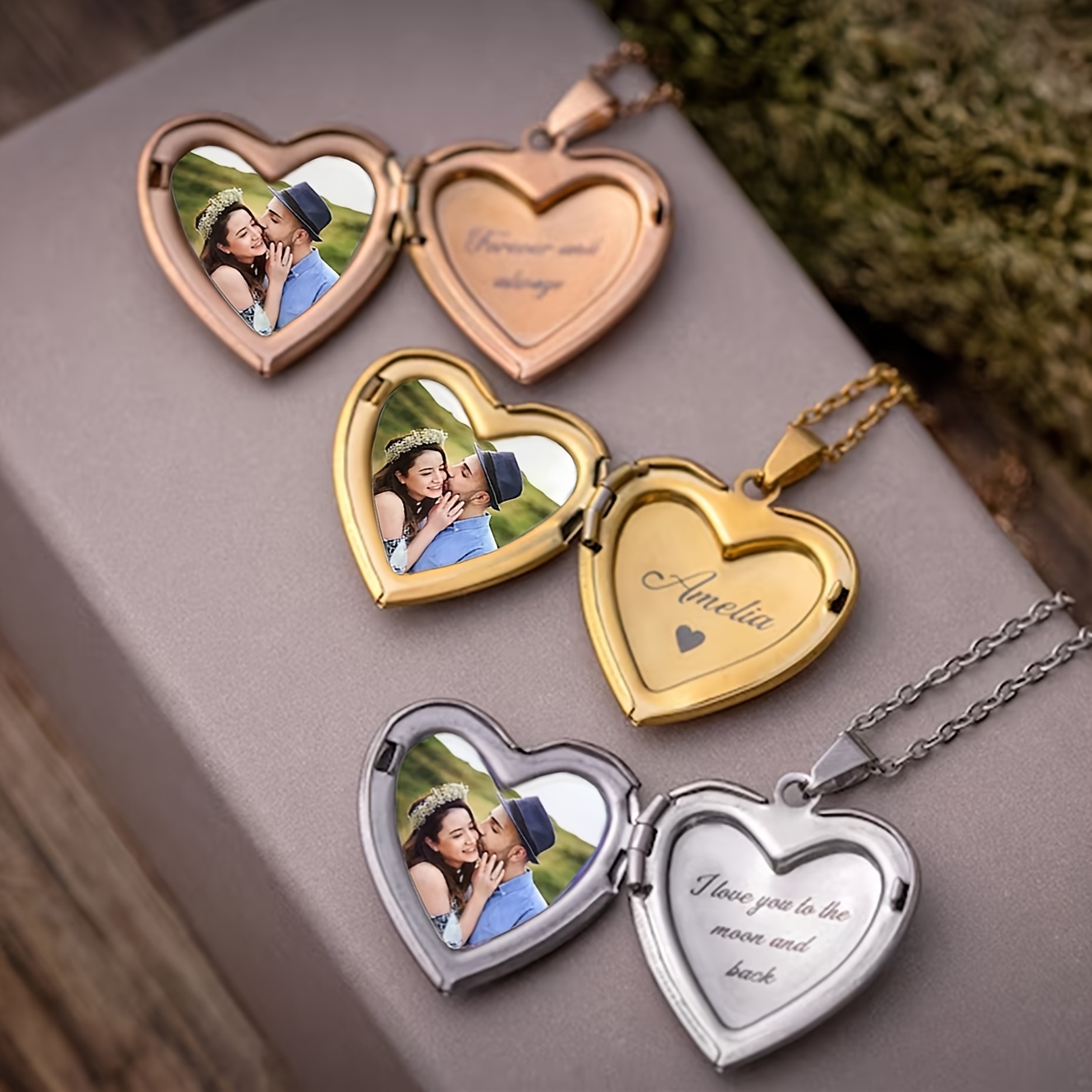 

Personalized Heart-shaped Photo Pendant Necklace, Featuring Customized Image Jewelry Necklace, A Thoughtful Gift For Mother, Wife, And Girlfriend, Suitable For , Christmas Gift.