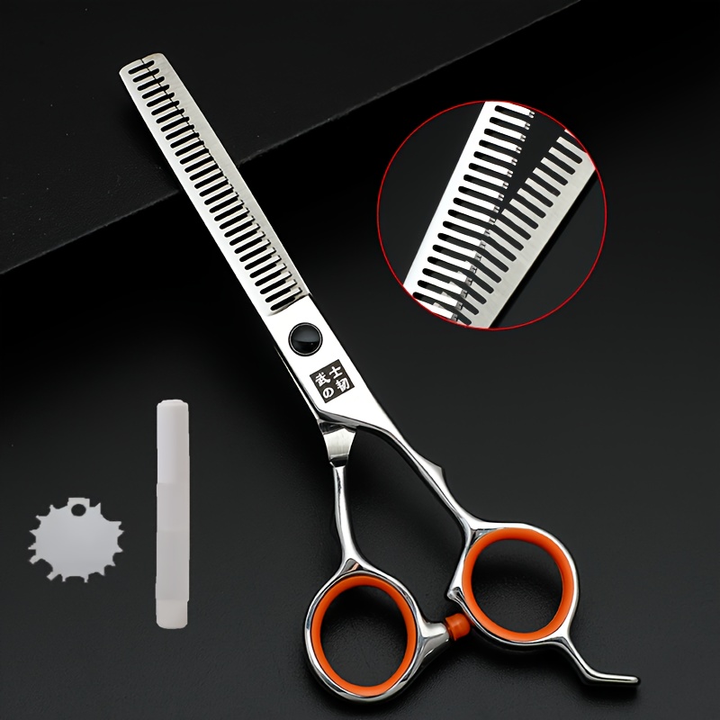 E-shop Grit Doppelseitige Zahnlose Ausdünnungsschere, Professionelle Friseurschere, Friseurwerkzeug, Neue Ausdünnungsschere