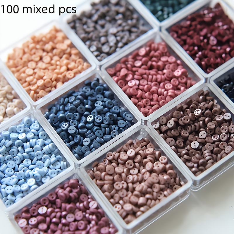 100 mixed size ultra small buttons 0 3cm 0 12 inch round vintage buttons navy   blue green purple     blue imitation sapphire blue maroon   doll clothing miniature handicrafts clothing decoration