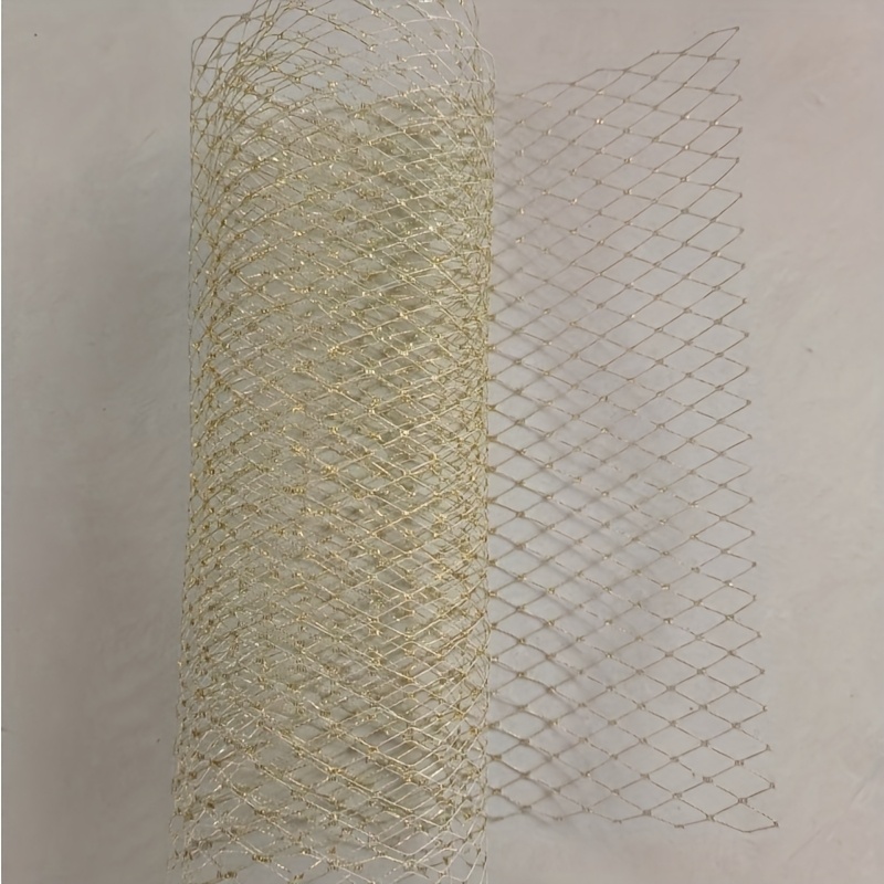 Image of 25cm Width 100cm Long Birdcage Veils With Dot Bride Wedding Fascinator Hat Mesh Diy Hair Accessories Net Fabric Headwear Veillings Fabric