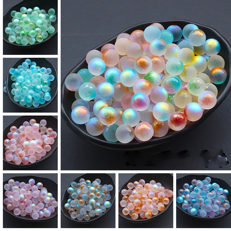 

51-piece Sunlit Crystal Balls Set - Versatile Decor For Parties, Weddings, ! Non-porous Glass