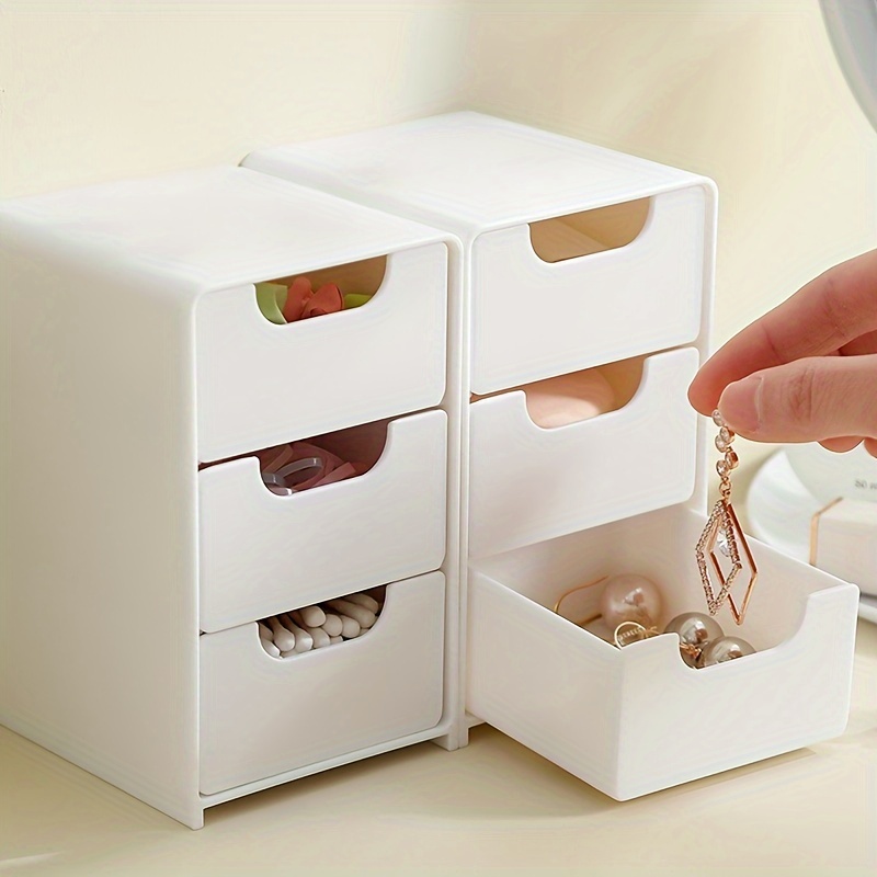 Desktop Storage Box Drawer Type Storage Cabinet Crafts - Temu New Zealand