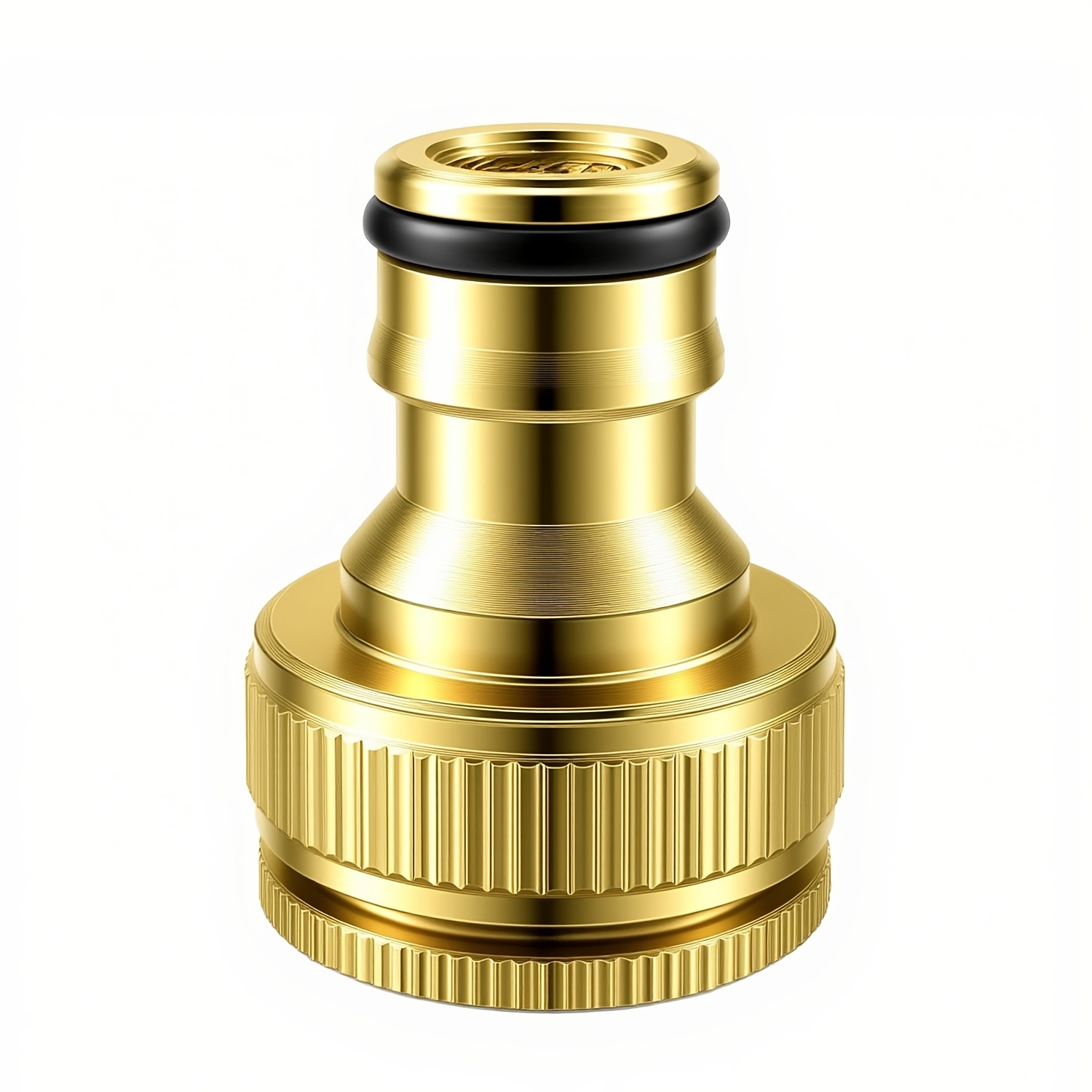 1pc Garden Hose Quick Connect Adapters 1/2" & 3/4" Internal Threads, 2-in-1 Faucet Connector,garden Hose Connector,eu Standard Garden Hose Tap Connector Accessories
