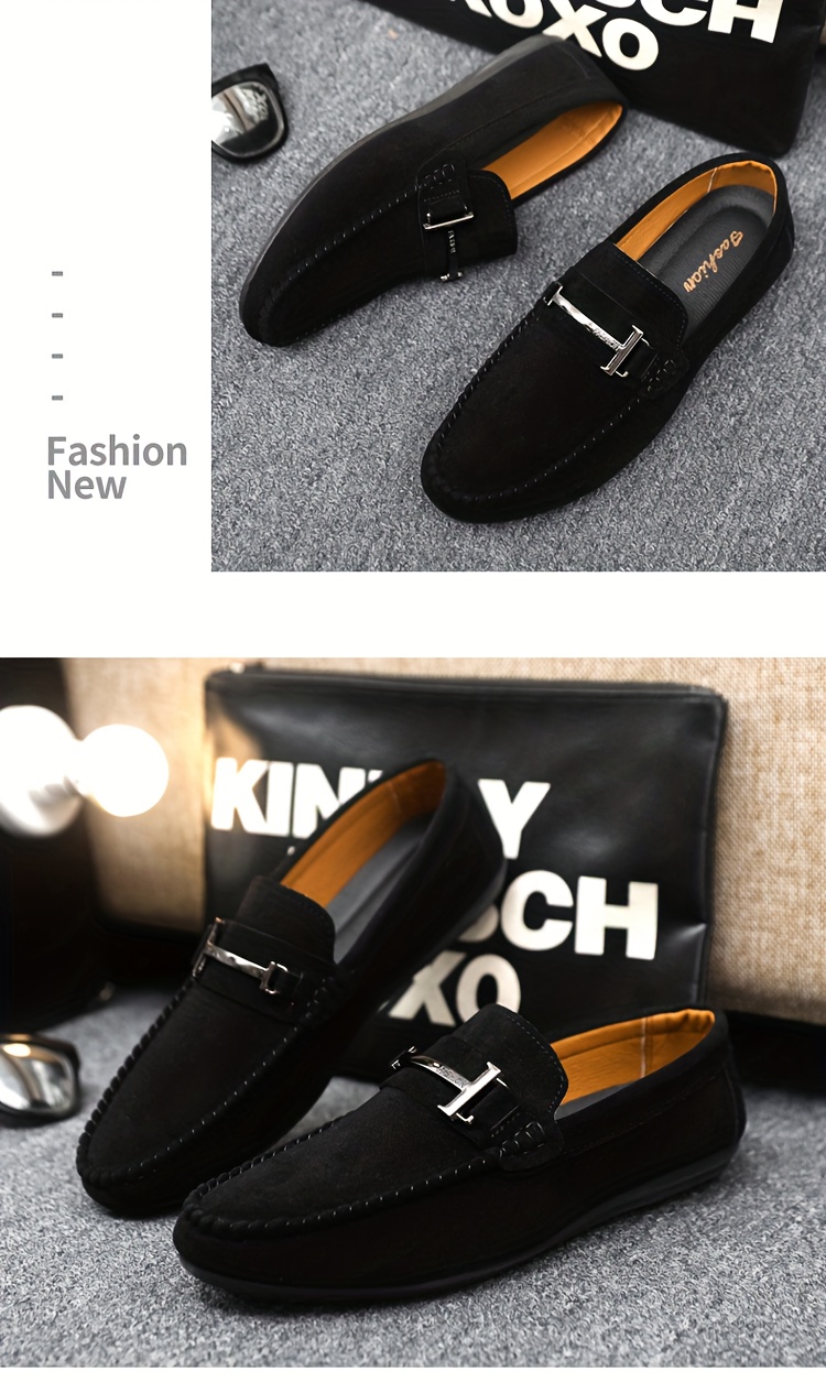 A Stylish And Upscale Pair of Men'S Casual Footwear, Designed with a Flat Round Toe And Perfect for Different Events, Offered in Several Color Options