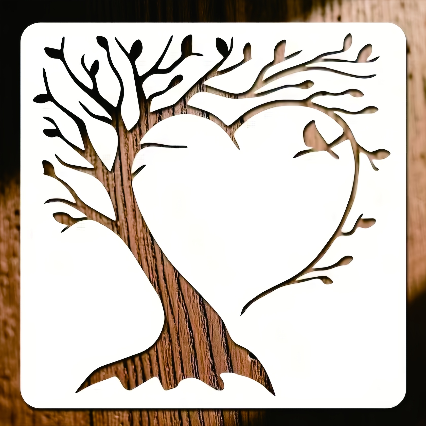 TEMU Un nuovo template per pittura Albero della Vita, per murale, scrapbooking, e illustrazioni , utilizzabile anche per segnalibri, volant dipinti a