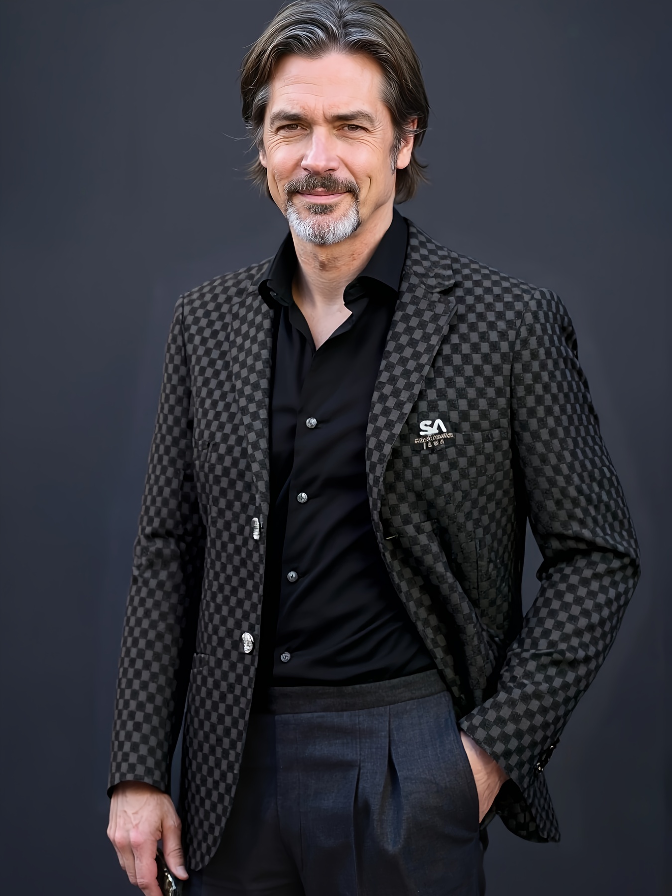 Men'S High-End Suit for Spring And Autumn, Warm Outerwear for Fall And Winter, Classic And Stylish Checkered Casual Blazer, Perfect for Nightclubs And Parties, New Versatile Design