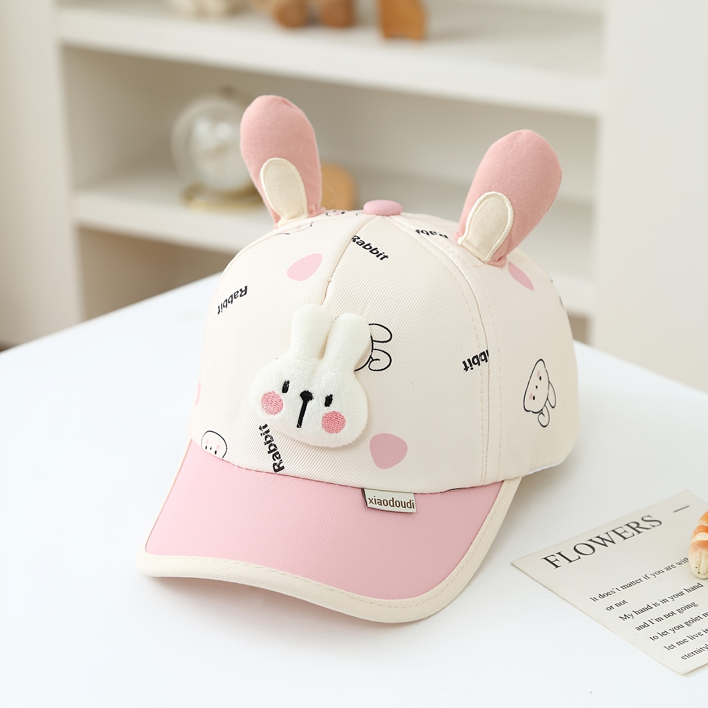 Image of Hat Spring Autumn Boys Girls Sun Hat Cute Animal Decor Hard Brim Baseball Cap Suitable For Outdoor Travel Suitable For Old Children