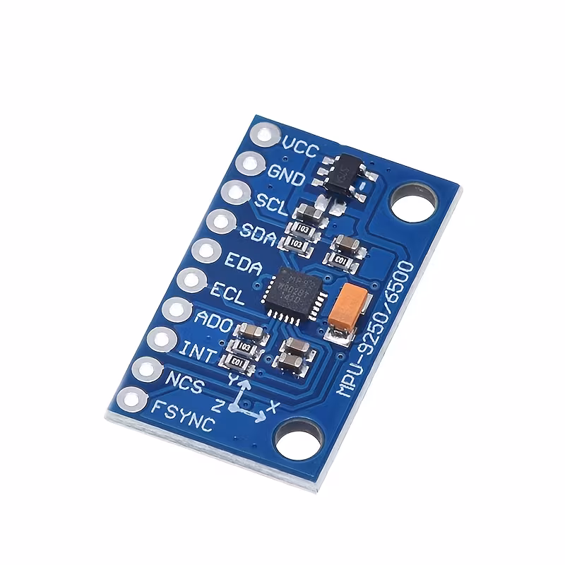 מודול חיישן imu תואם ל-mpu-9250/6500 עם 9-dof ו-i2c/spi - מעקב תנועה ב-9 (תאוצה/גירו/מגנטומטר/כיוון) לרובוטיקה, חינוך stem - תואם ל- , esp32, , פרטי מוצר 3