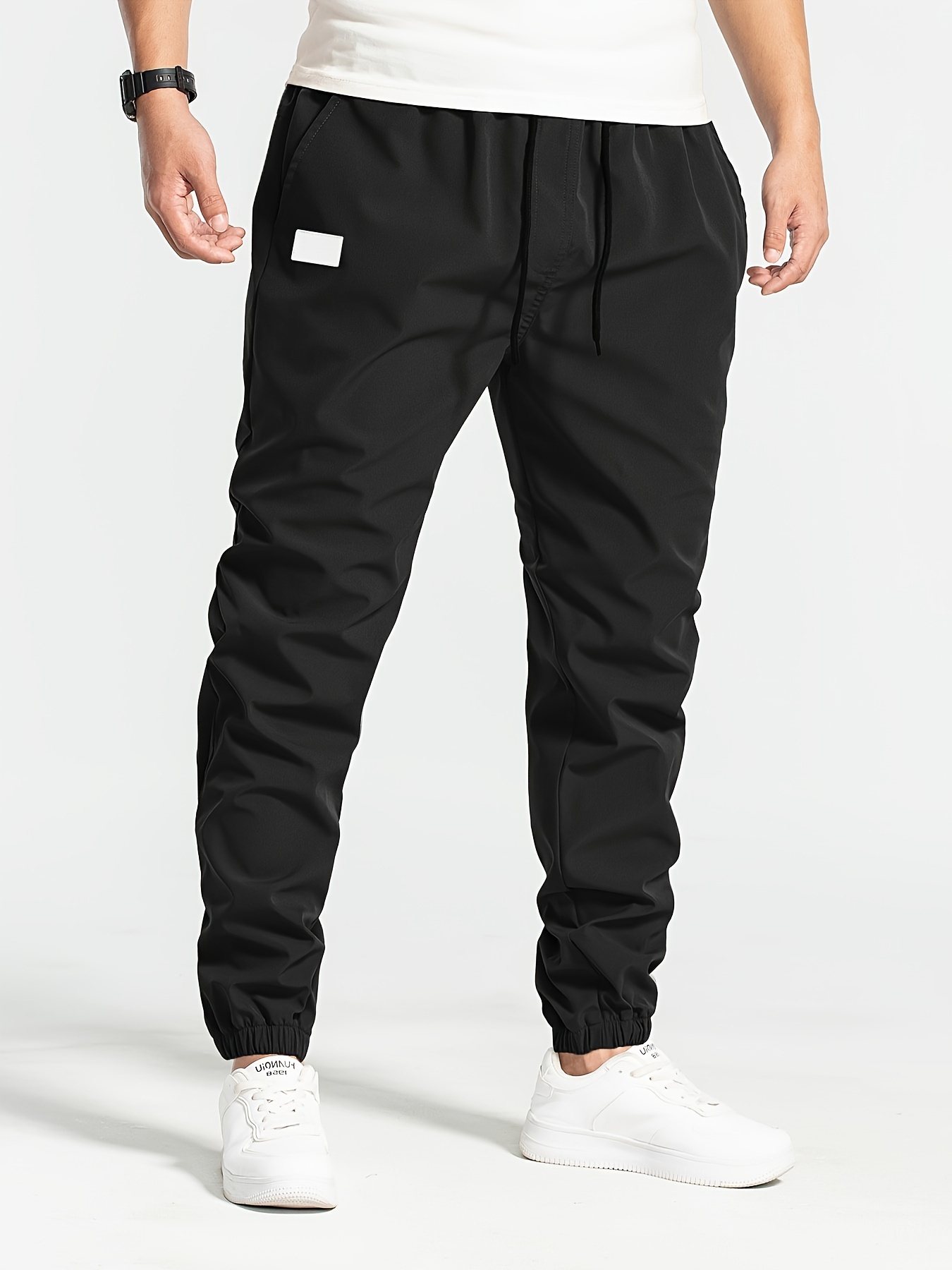 VICTORIOUS Scrunch Stacked Biker Twill Jogger Pants JG882