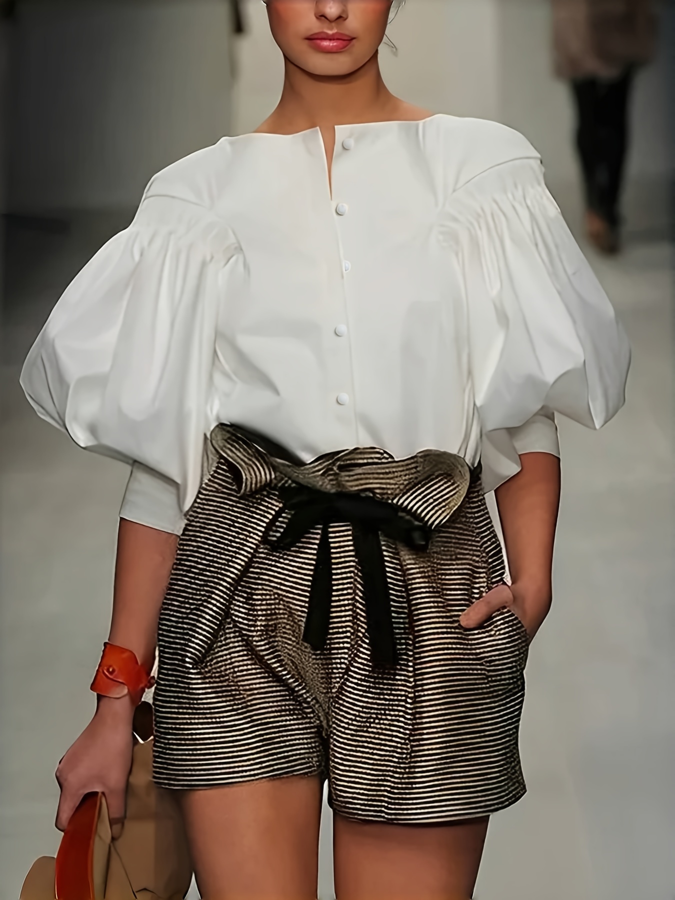 トップス SQUARE NECK LADY LIKE PLEATS TOP Pleats Please Issey Miyake Pleated Funnel Neck Top | Nordstrom