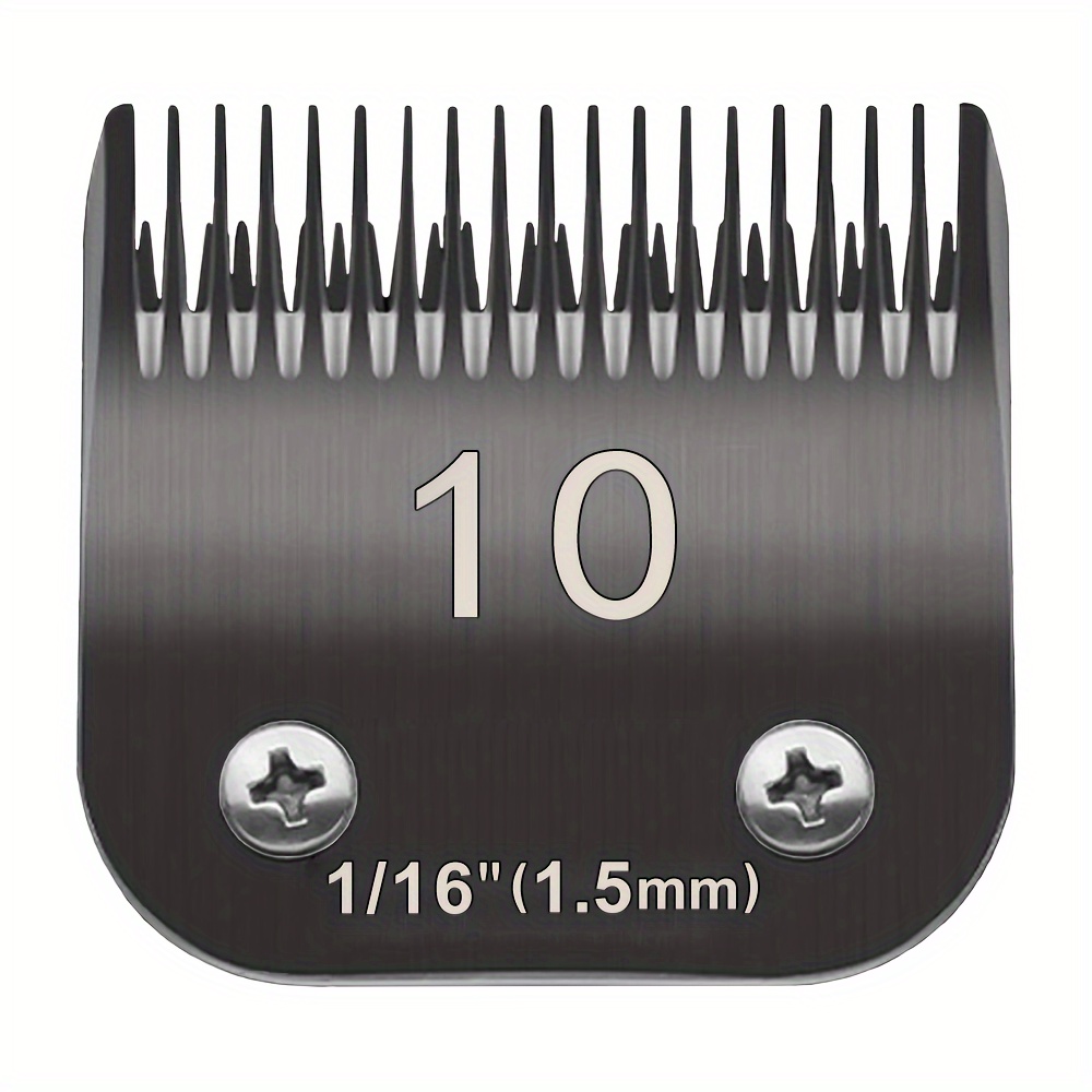 10 size dog grooming clipper blades compatible dog Temu