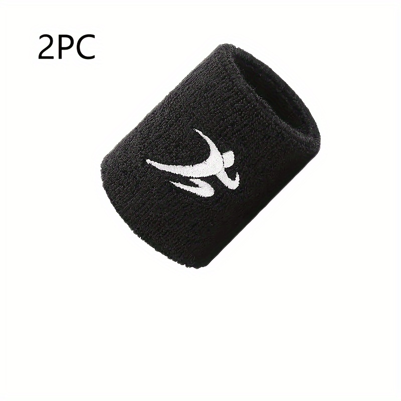 Image of Outdoor Sports Sweat Absorbing Breathable Wristbands For Men Women, Soft High Elastic Sweat Bands For Gym Tennis