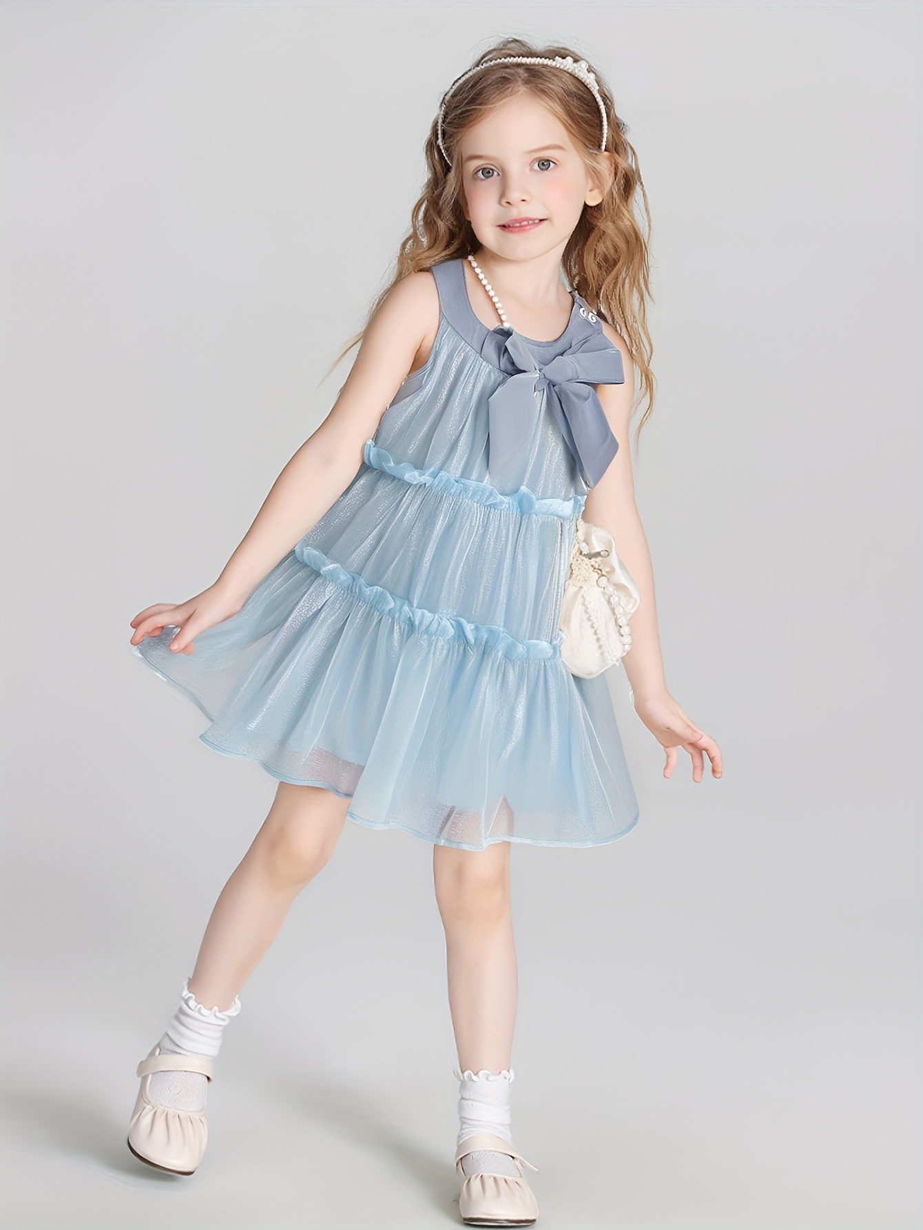 valentine's day girls' sleeveless dress 2025 Temu Malaysia